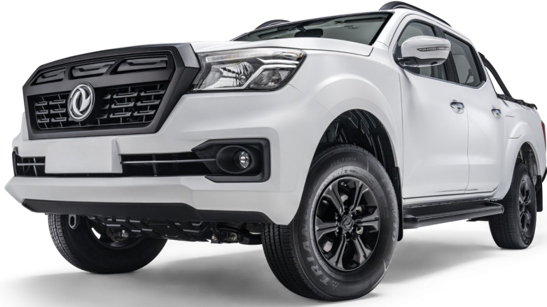 <p>Vista delantera de Camioneta de Carga Pick UP D1 color blanca.</p>